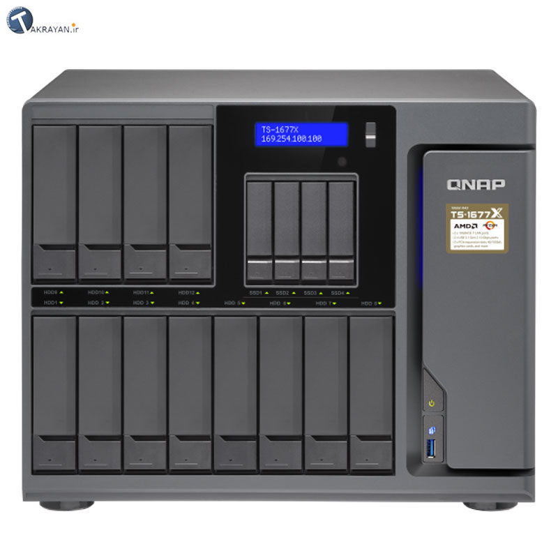 QNAP TS-1677X-1600-8G NAS - Diskless